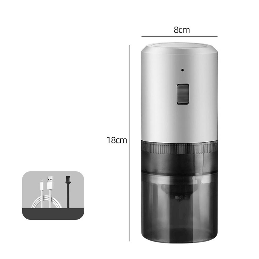 Electric coffee bean grinder portable household rechargeable grinder