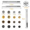 Snap Fasteners Kit 12.5Mm Metal Snap Buttons For Clothing Craft Bag Shoes Collar Belt Jeans Perfect Fit Adjust Button Diy Tailor