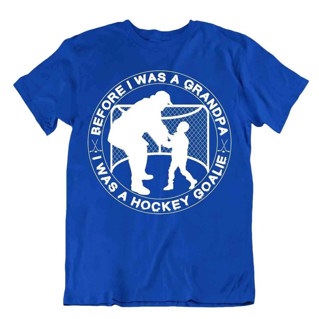 Hockey Sport Tshirt Tee Cool Gift Grandpa Vintage Cute Funny Classic Skates Goal