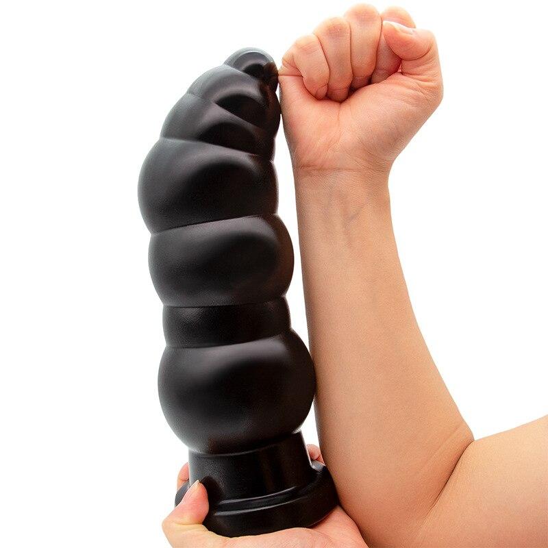Big Fisting Anal Plug Masturbation Device Anal Dilator Adult Sex Toys   Dildo Femdom BDSM PVC Pegging