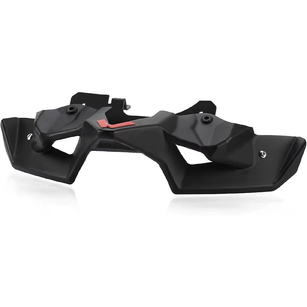 Für Z900 2024 Motorrad Sport Downforce Naked Frontspoiler Aerodynamischer Flügel-Deflektor 2020-2024 Motorradteile (Schwarz)