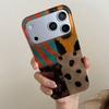 Capa de Celular Coreana Quatro Cores Padrão Leopardo Casal para iphone 17 Pro Max 16 14 7 Plus 16e 8 X XS 12 15 13 Pro 11 XR Capa