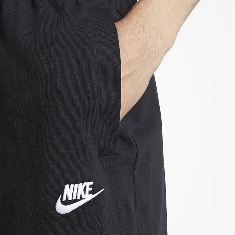 Nike Sportswear Club Solid Color Cotton Casual Shorts Black Men's BV2773-010