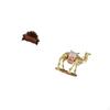 Miniature Sofa Couch Single Chair Model DIY Accessory And Camel Figurine Desktop Ornament Resin