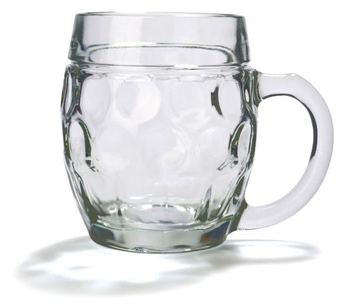 Chope à bière - Tübinger - Lot de 6 - 0,5 litre - Verre - Compatible lave-vaisselle