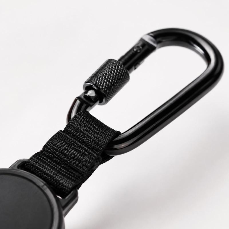 Round Reels Tethers Lanyards for Key and Access Card with a Retracting Cord That Returns the Attaching Item After Each Use