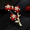 Winter New Design Flower and Plant Brooch Series Women's Luxury Brooch Fashion Personality Elegant Accessories