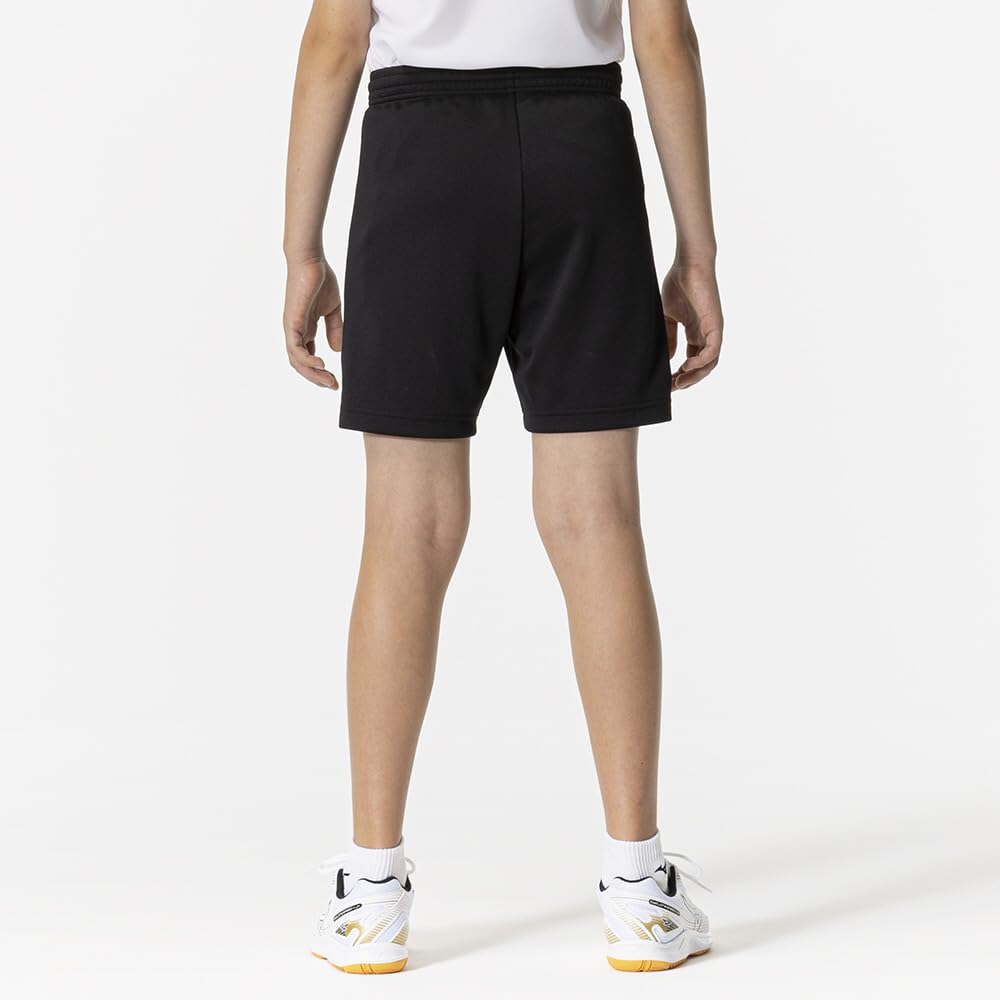 Mizuno Volleyball Wear Junior Knit Black Shorts, Material, Kids, Unisex, V2MBB411,
