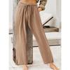 Pantaloni da donna Pantaloni casual estivi Pantaloni da donna tinta unita Pantaloni da casa