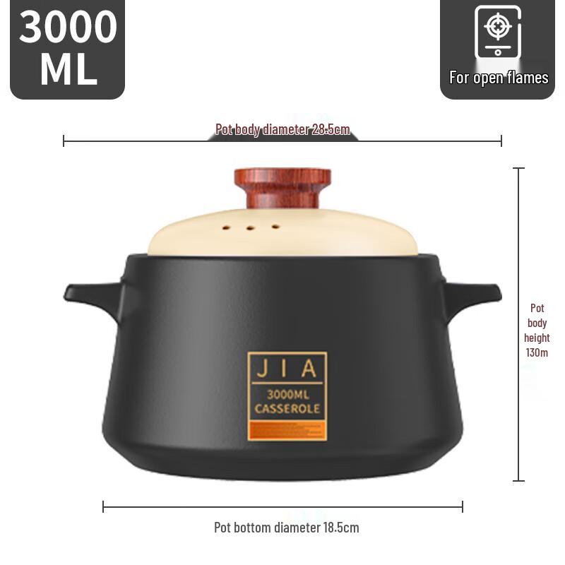 Japanese Style Heat-Resistant Ceramic Casserole Pot