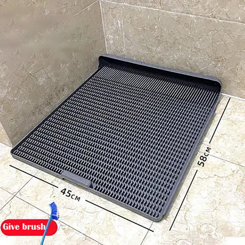 Pet Litter Mat Puppy Spliceable Scraper Toilet Mat Portable Cat Training Supplies Cleaner Dog Paws Bathroom Dog Accessories