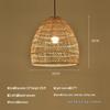 Bamboo Weaving Pendant Lamp - Zen Tea Room & Restaurant Lighting, New Chinese Style Rattan Lantern