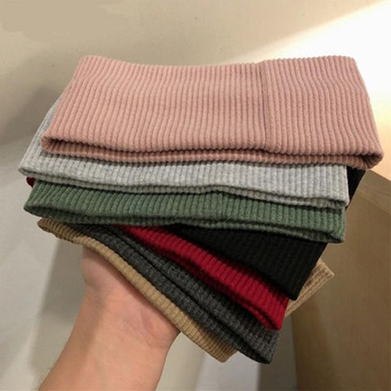 Elastic Cotton Sports Solid Color man headband for women Elastic Headbands Fitness Yoga Hair Bands Stretch Makeup Accessories