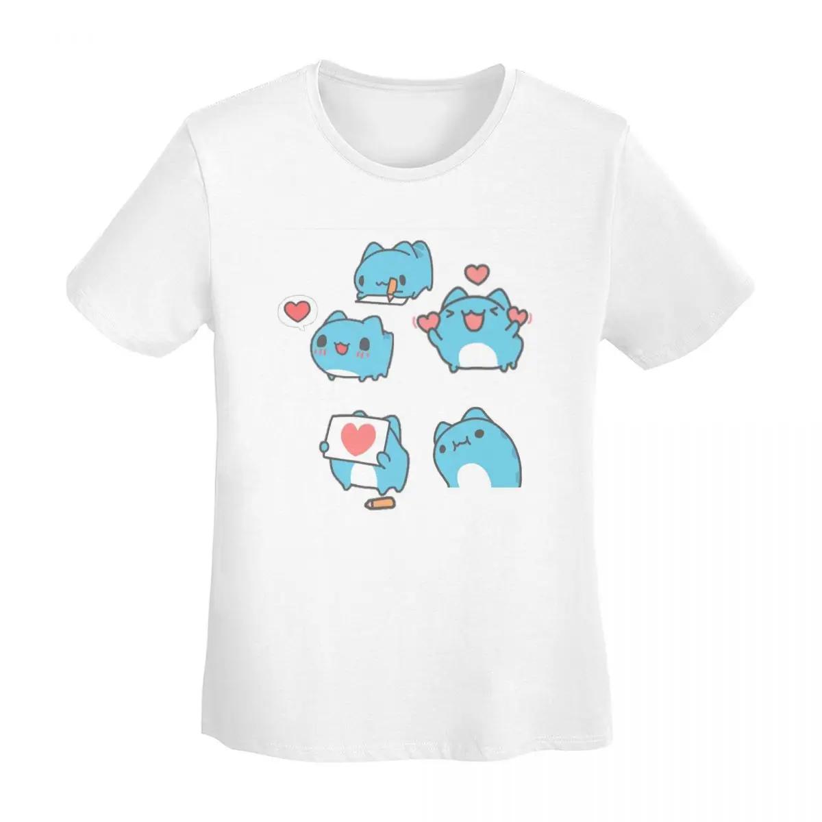 

Comic Cat Bugcat Capoo Bug Cat TShirt Women Short Sleeve T Shirts Crew Neck Clothing Cotton Summer Tees Streetwear S
