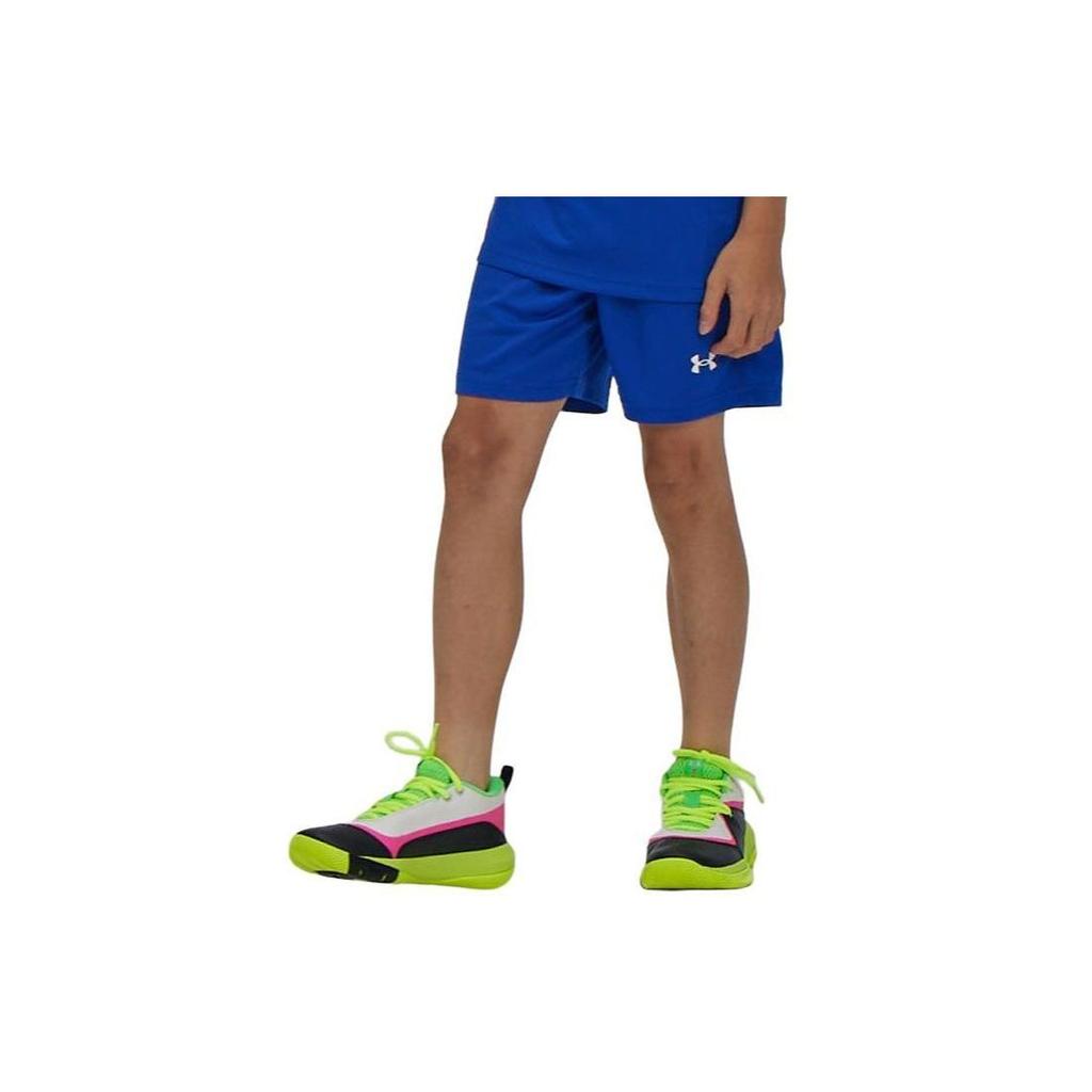 Under Armour Kids Logo Print Training Soccer Shorts Kids shorts Dark-Blue 21600208-400