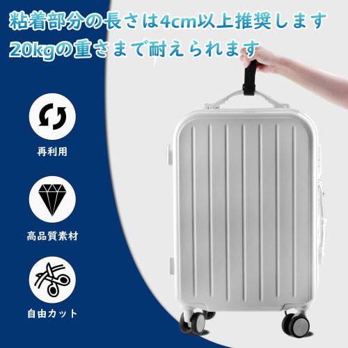 TRIWONDER Strong Velcro Straps, Hook-and-Loop Fasteners, Cable Ties, Cargo Ties, Fasteners, Elastic Straps with Buckles, for Wire Storage, Luggage Pac