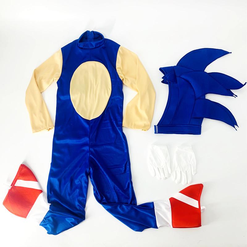 Kinder Halloween Sonic the Hedgehog Cosplay Kostüm