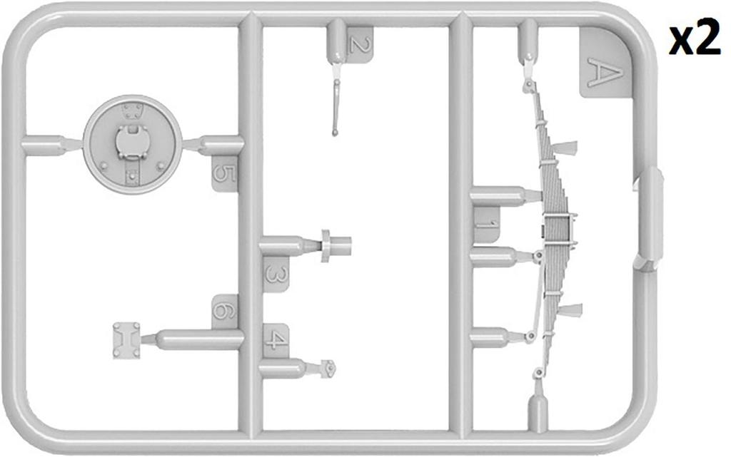 MiniArt Towing Truck L1500S Plastic Model Kit MA38054 1/35 1.5-ton