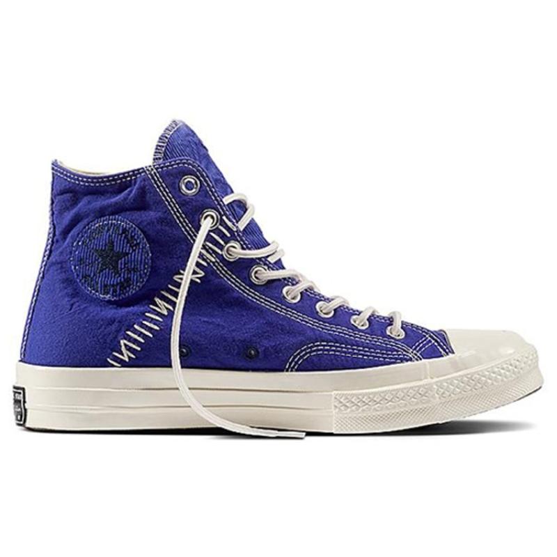 Converse 1970s Chuck HI QS Destruction Patch High Top Espadrilles Unisex Blue