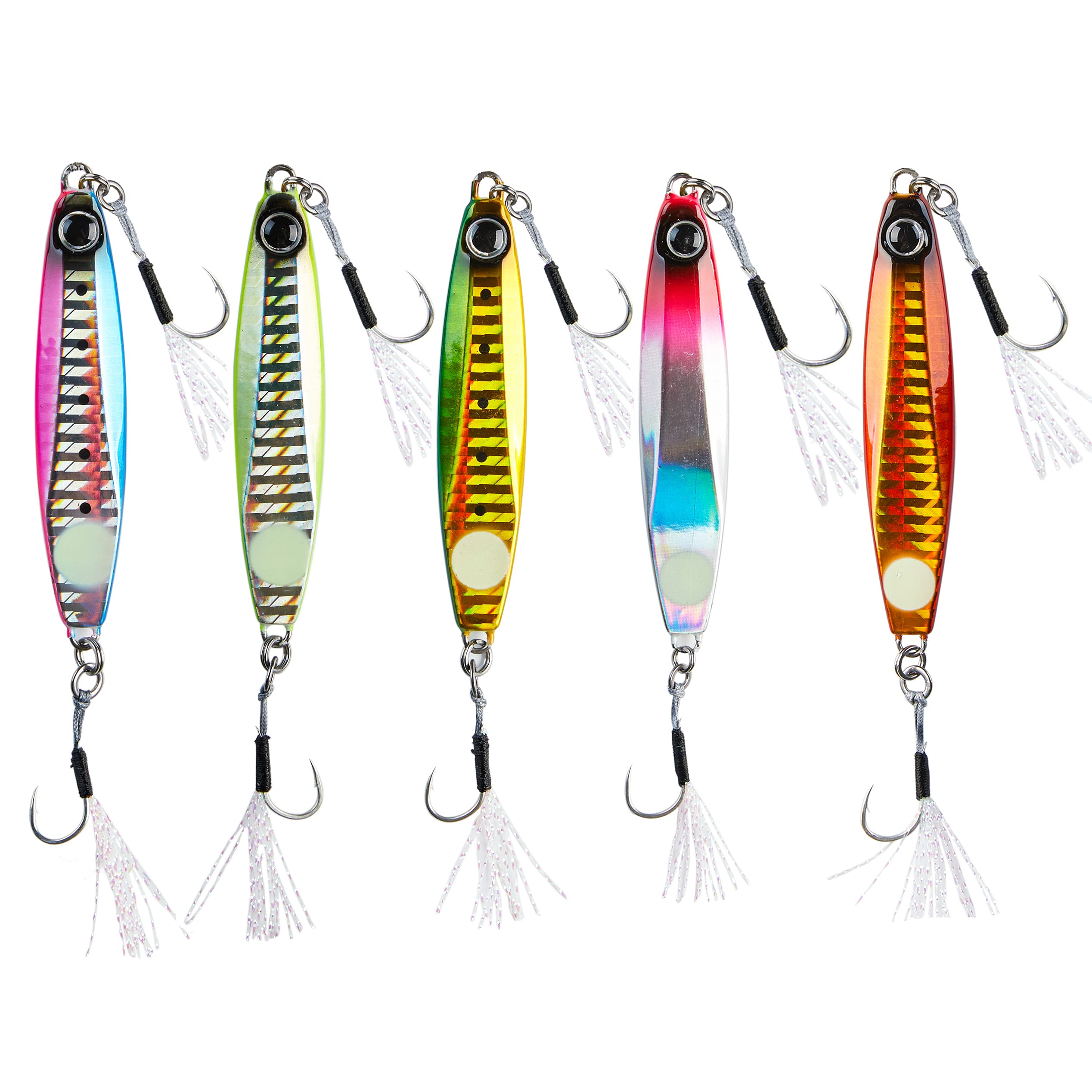 

Металлическая приманка Seiran для моря и набор с прочным дальним забросом для пирса, окуня, луфаря, камбалы, 30 г/40 г, 5-цветное покрытие, дальность, джиггинг, SR-ZT