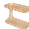 Cosmetics Organizer Rack Makeup Trays Multiuse Display Cups and Mugs Drain for Living Room