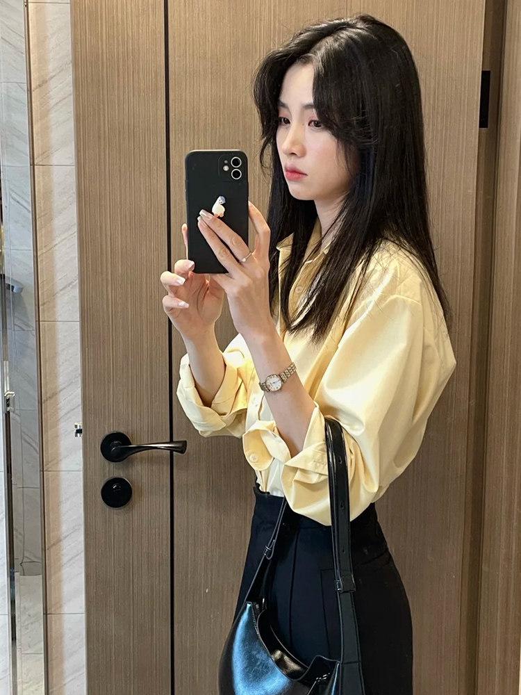 2025 Korean Style Chic Two-Piece Commuting Set - Age-Reducing Early Autumn Outfit