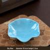 Retro Japanese Ceramic Dipping Dish for Home Decor, Snacks, Sushi, and Seasoning.