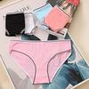 10Pcs Mixed Color Teens Teenage Panties Kids Underwear Children Cotton Brifes 10-16Y