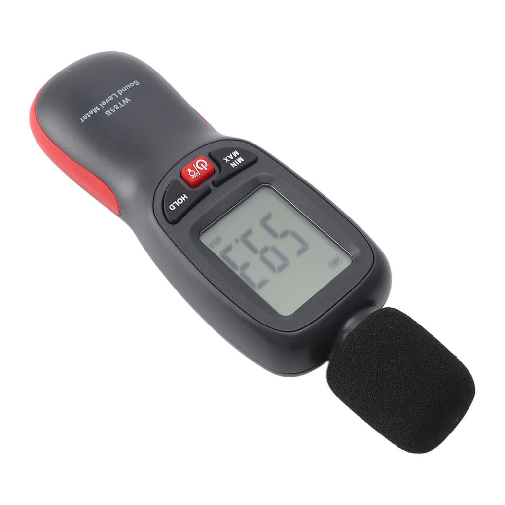 Sound Level Meter 30 To 130dB A Weighting Data Hold LCD Backlit Display Bluetooth Noise Tester