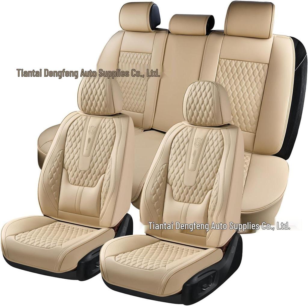 Universal Leather Car Seat Covers for Sedans, SUVs, and Trucks