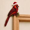 Funny Door Corner Pendant Wooden Animal Door Sign Owl Door Frame  Atmosphere Layout