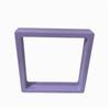 4pcs Multicolor Jewelry Display Box 3D Floating Picture Frame Shadow Box Ring Pendant Holder Protect Jewelry Stone