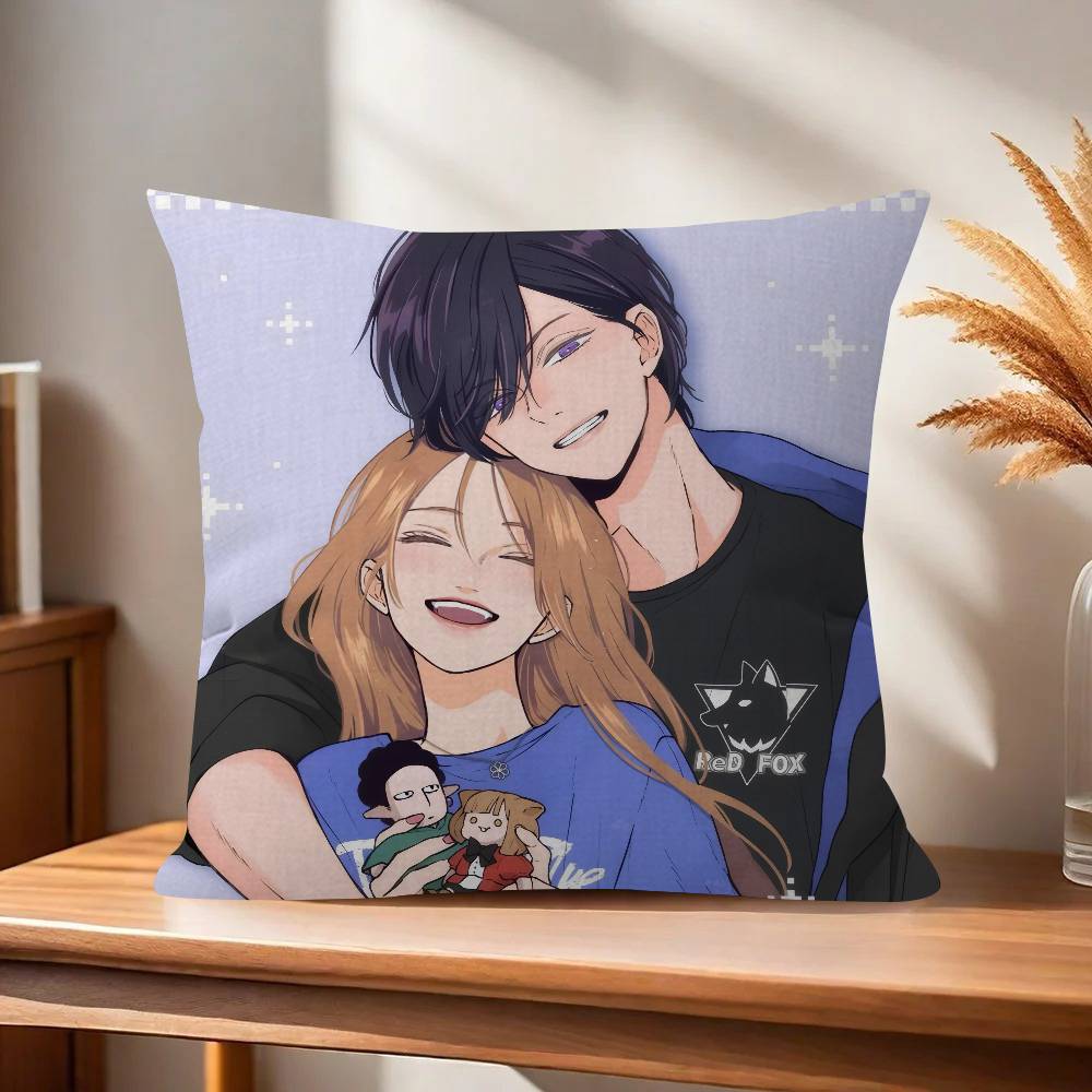 Anime My Love Story With Yamadakun At Lv Personalized Picture Text Home Decorative Pillows Household Gifts Xcm