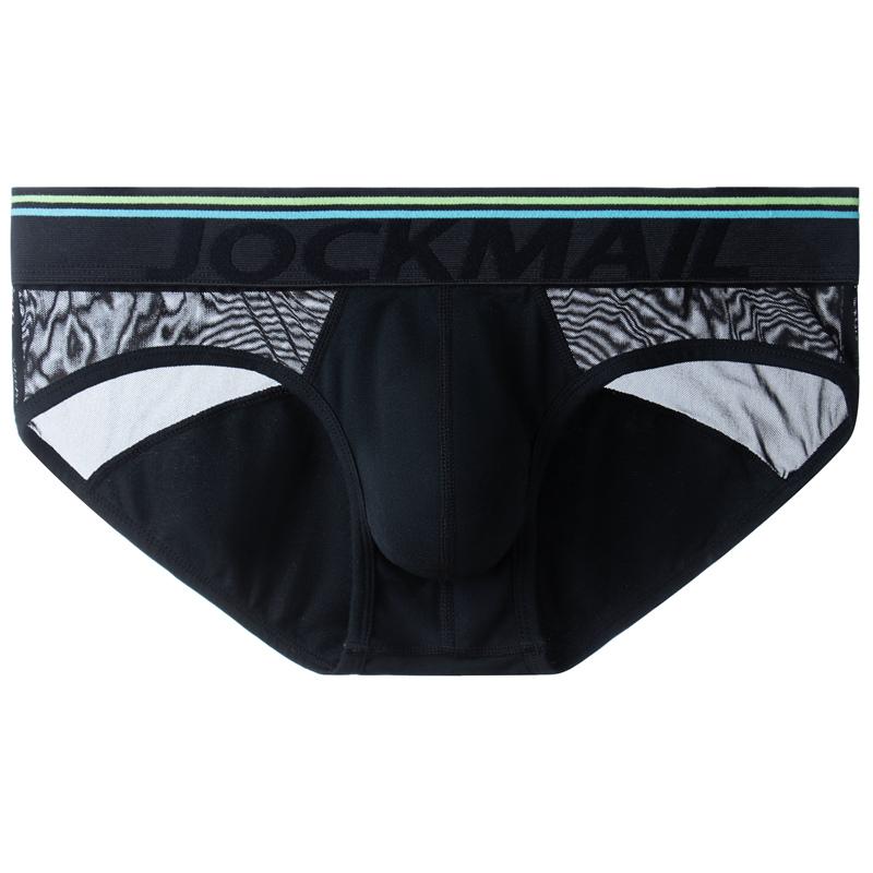 Slips JOCKMAIL Fashion Low Waist Sports Fashion Herrenunterwäsche Baumwolle + Mesh Atmungsaktives Design Sexy Herrenunterhose