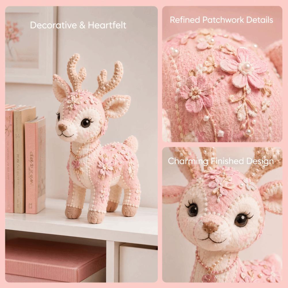 Creative Design Animal Patchwork Set Material Pack Animal Toy Craft DIY Sewing Kit  For Craft Lover