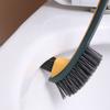 Double Sided Toilet Brush Prevent Scratch Soft Bristles Toilet Long Handle Cleaning Brushes for