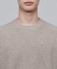 MUSINSA STANDARD Oversized Ribbed Crew Neck Knit [Oatmeal]