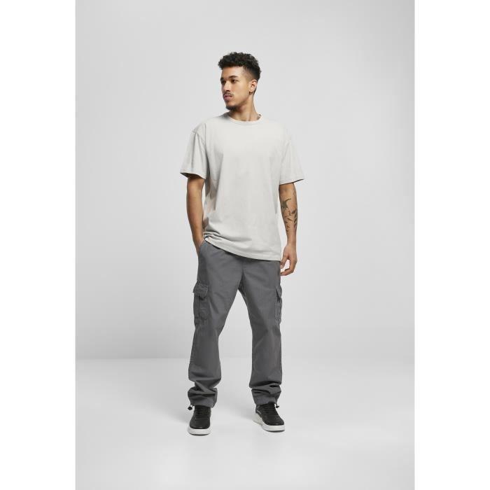 T-shirt - Urban Classics - Basique - Coton biologique - Gris clair - XXL