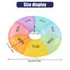 Weekly 7 Day Pill Organizer Large Compartment Travel Medication Box Portable Daily Pill Case Storage