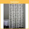 Modern Vattentålig Blommig Botanisk Duschdraperi i Polyester för Hemmets Badrumsinredning