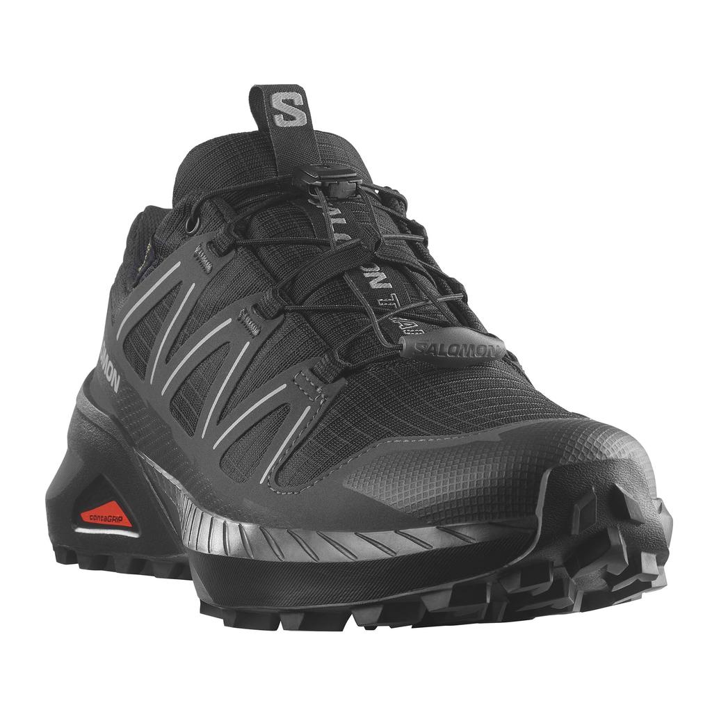 Salomon SPEEDCROSS PEAK WOMEN Trail Running Shoes Size cm GORE-TEX (L47603500), Black/Black/Phantom, 24.5
