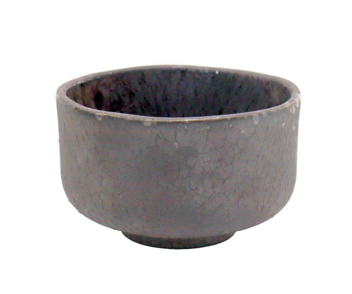 

Yamakiikai Kanejin Gold Crystal Small Matcha Bowl F1506 чёрный