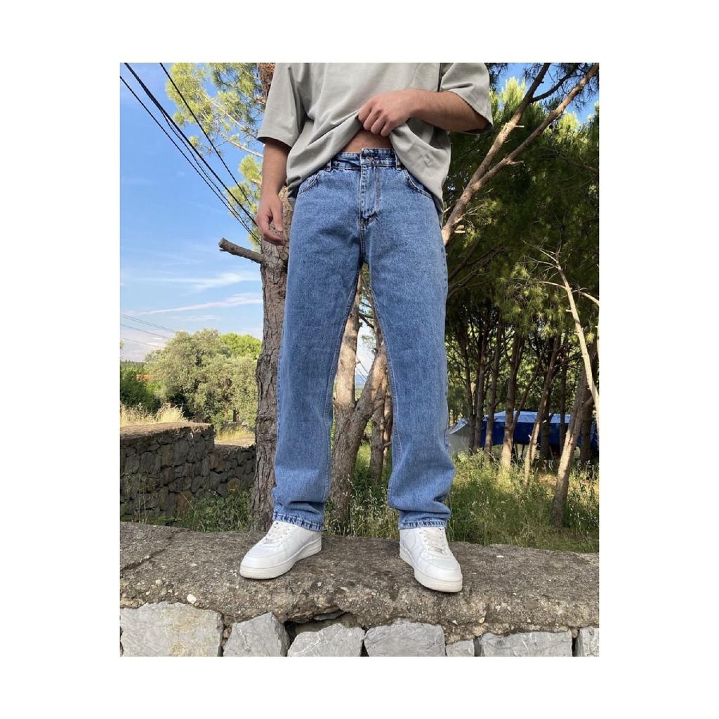 Washed Black Baggy Trousers