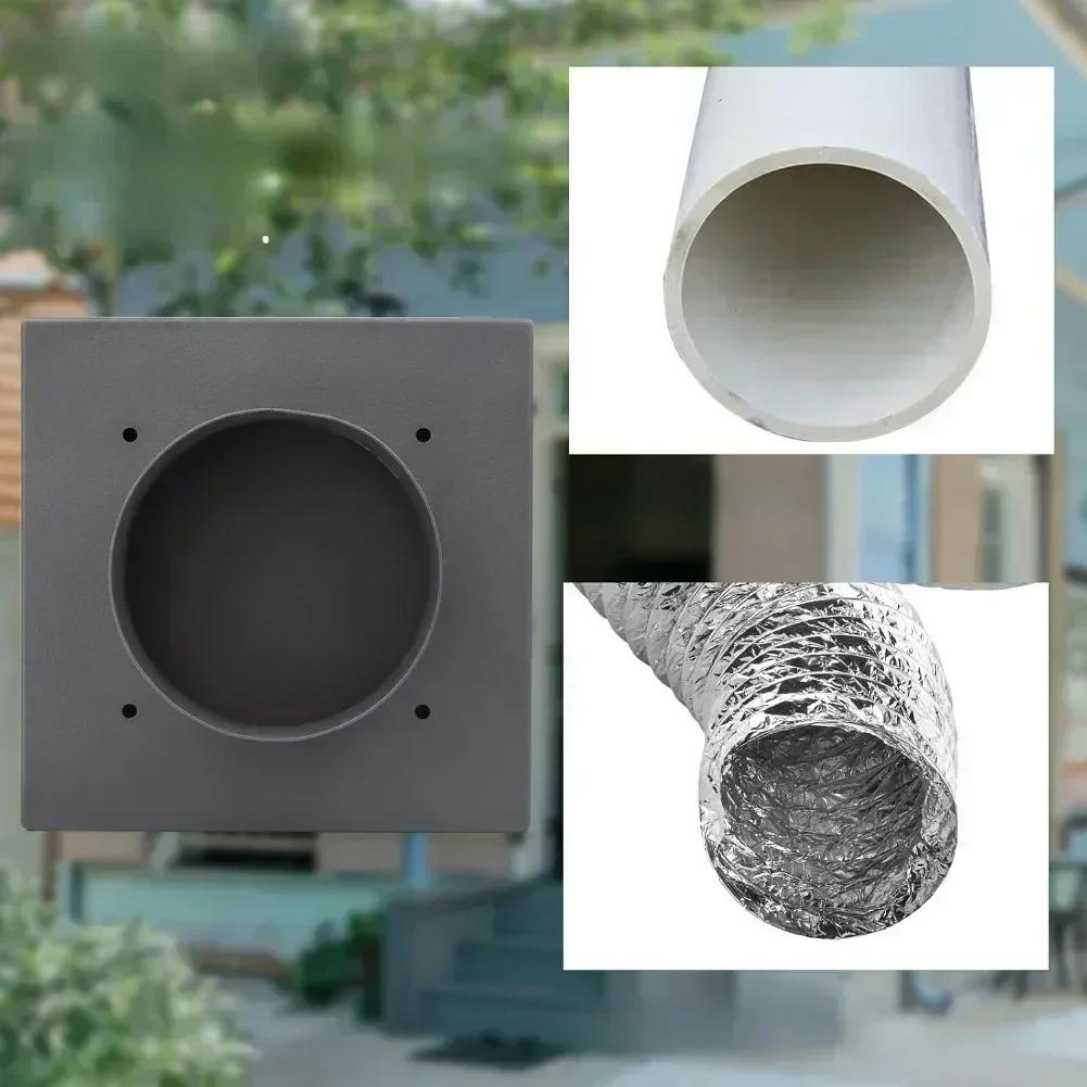 Airflow Enhancement 4 Inch Ventilation Appliance Ventilation 4 Inch Heavy Metal Construction Angled Damper Design