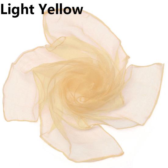 Beauty Pure Candy Color Soft Chiffon Silk Neck Scarf Square Wrap Shawl