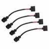 4PCS Fuel Injector Conversion Harness OBD1 to OBD2 Replacement For Acura Integra 199?1995