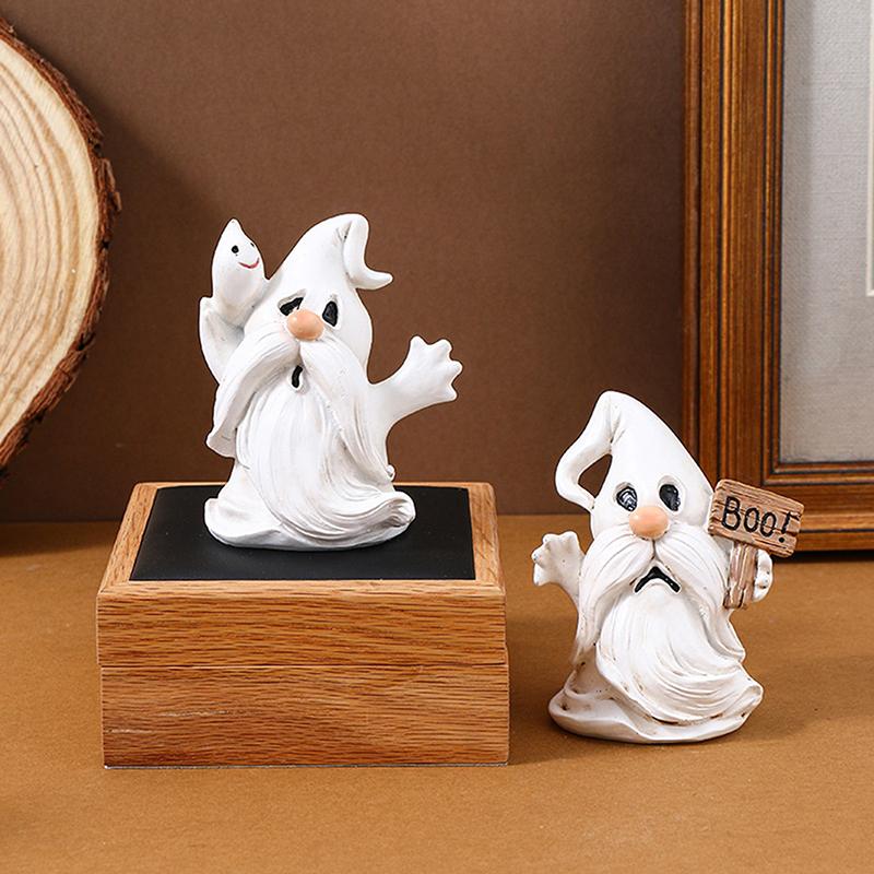 New Halloween Cute Ghost Dwarf Creative Party Decoration Courtyard Resin Crafts Ornaments Home Party Decoration Supplies