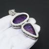 Charoite Gemstone Handmade 925 Sterling Silver Jewelry Pendant Natural Double Charoite Gemstone Healing Charoite Jewelry Pendant For Gifts