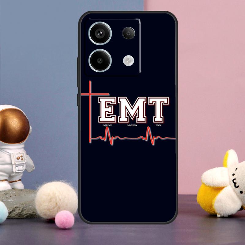 EMT EMS Medical Rescue Case For Xiaomi Redmi Note 13 9 10 11 12 14 15 Pro Plus Redmi 15 15C 14C 10C 12C 13C Cover
