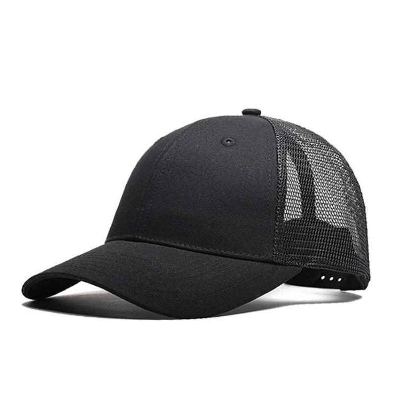 High Quality Mesh Baseball Cap Women Men Summer Cotton Breathable Sunhat Unisex Adjustable Snapback Trucker Hats Male Female